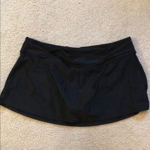 Athleta Swim Skirt Black Size L